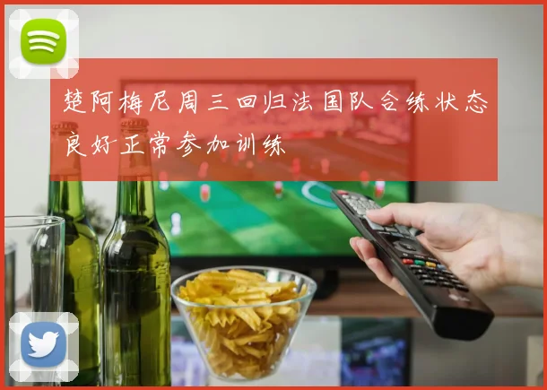 楚阿梅尼周三回归法国队合练状态良好正常参加训练